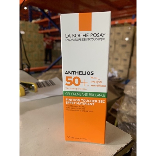 KCN giúp kiểm soát bóng nhờn La Roche-Posay Anthelios XL Dry Touch Gel-Cream SPF 50+ UVB & UVA 50ml
