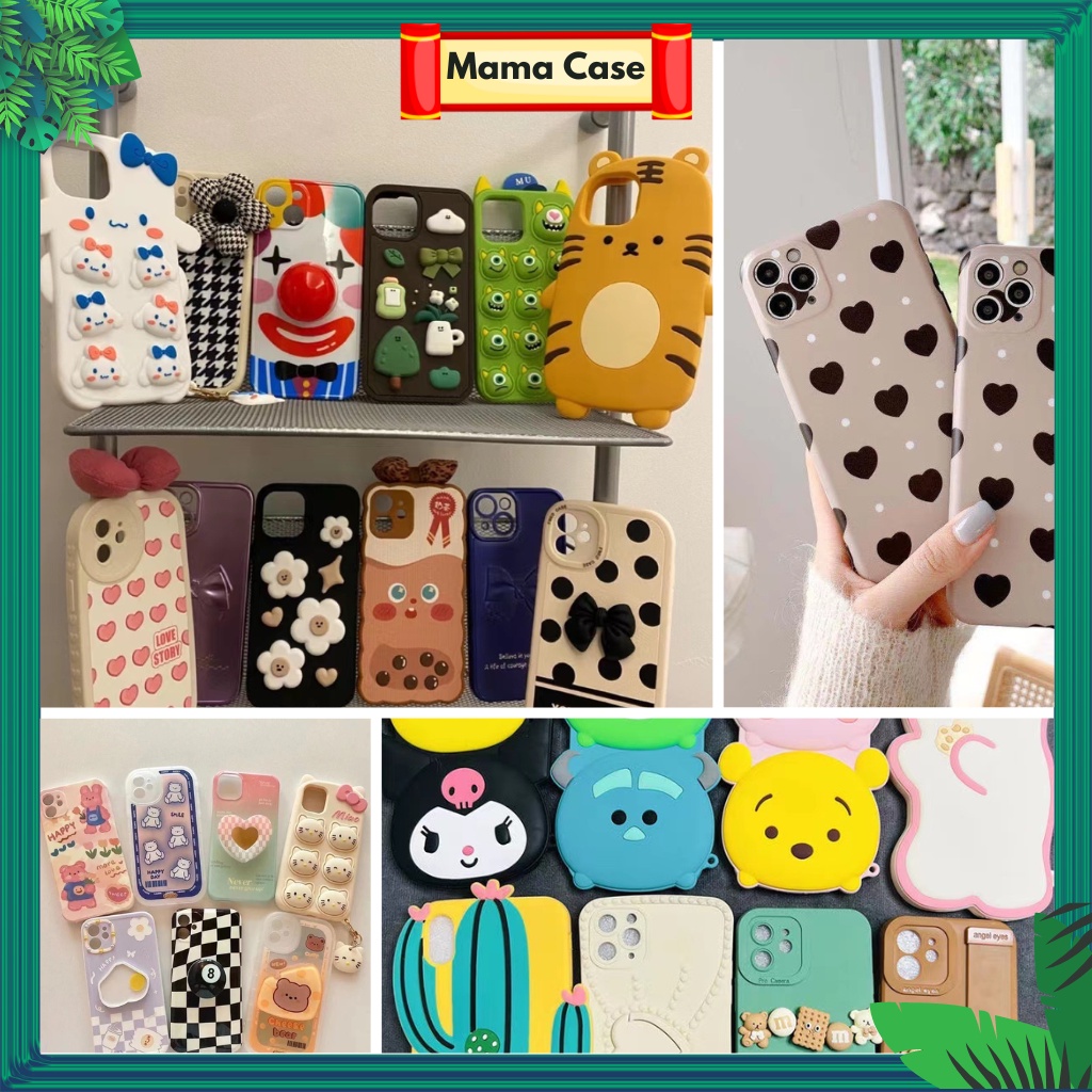 Ốp lưng iphone Cute, tổng hợp tất cả các hình hot trend. Ốp lưng 19k tất cả các dòng Iphone từ Ip6-Ip13Promax.