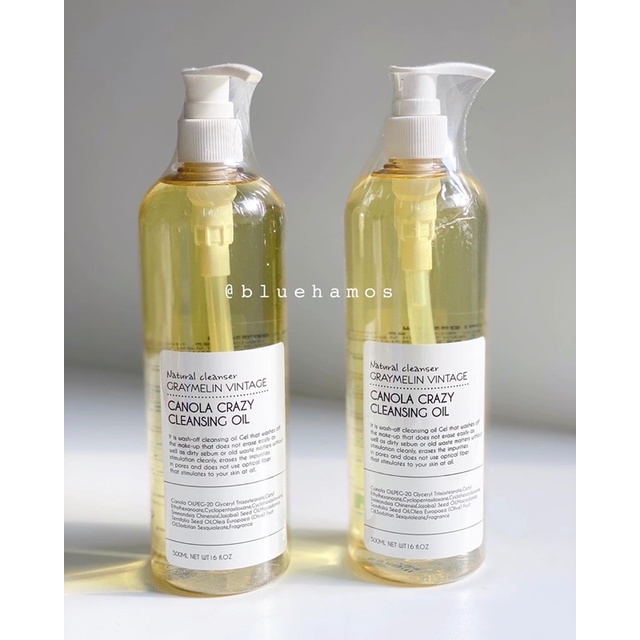 Dầu tẩy trang hoa cải Graymelin Canola crazy cleansing oil