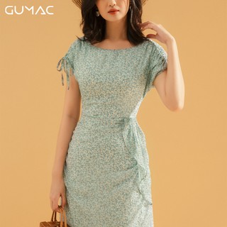 Đầm hoa tay rút DA762 GUMAC