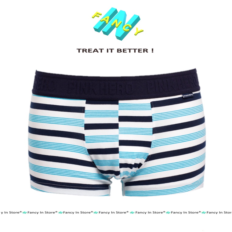 Quần Sịp Nam Cotton PINK HERO Cotton Siêu Mát, Sịp Boxer Hoạ Tiết Thời Trang Fancy In - bx011