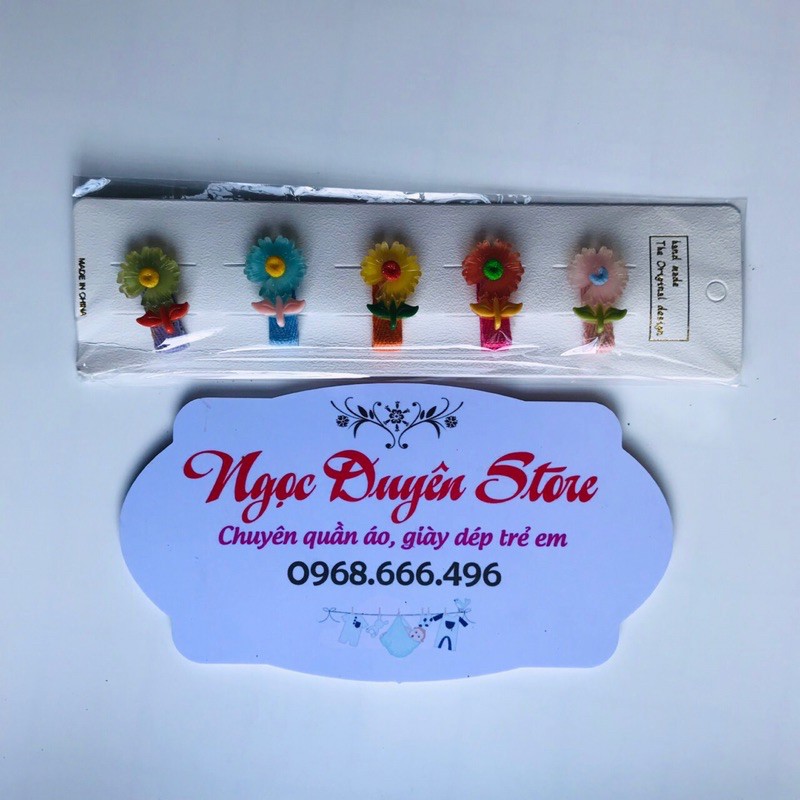 Set 14 Cặp Tóc Xinh Xắn Dễ Thương Phong Cách Hàn Quốc Cho Bé