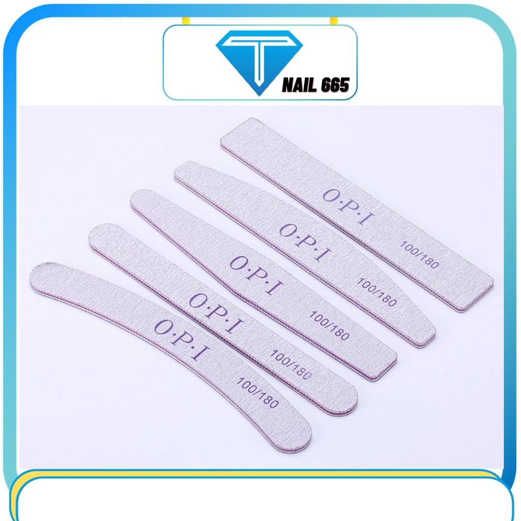 Dũa móng tay ,Dũa móng , OPI bản to độ mịn 100/180