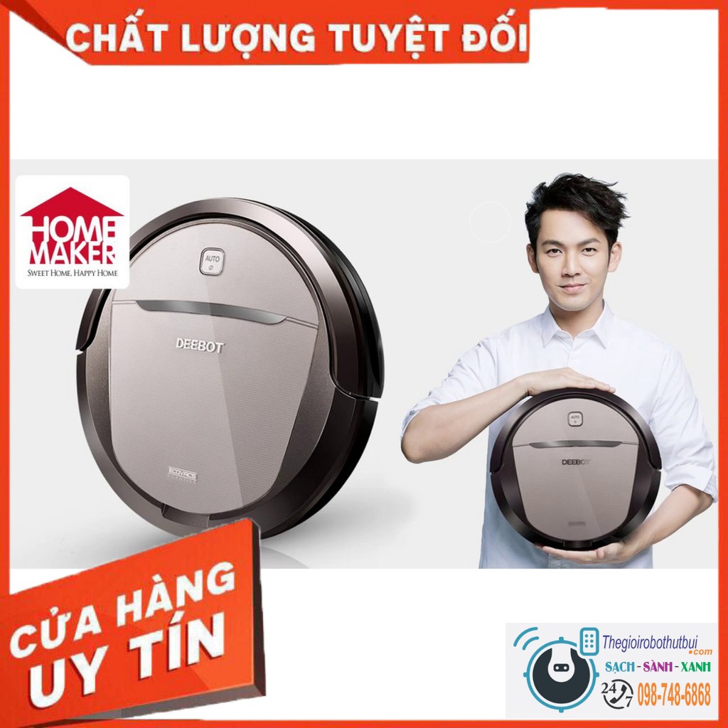 Robot hút bụi lau nhà Ecovacs Deebot DT85G-DT87G Chính Hãng Hàng trưng bày like new sỉ lẻ Giá Tốt, Rẻ Nhất