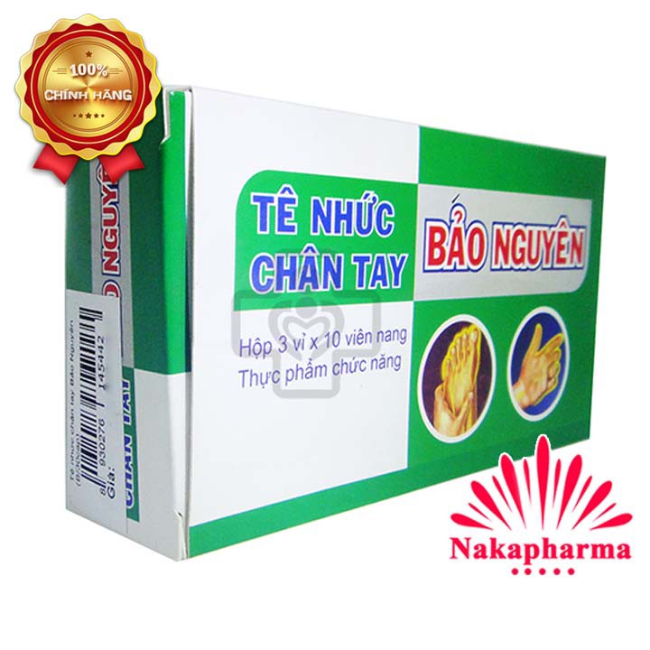 ✅  Tê nhức chân tay BẢO NGUYÊN - Giúp thông kinh hoạt lạc, giảm tê đau nhức mỏi xương khớp, vai gáy