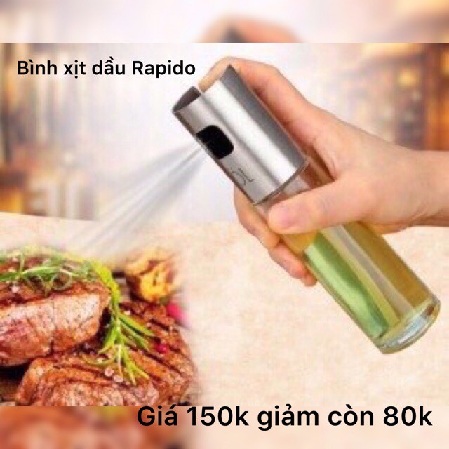 NỒI CHIÊN KHÔNG DẦU RAPIDO RAM2 6,5L CÔNG SUẤT 1800W - Mua 1 được 4