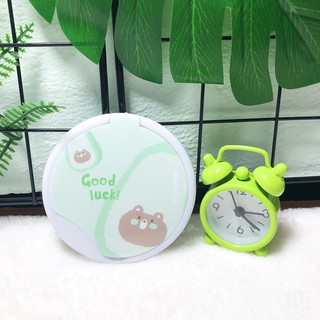 Gương Lược Mini Hình Tròn Xanh/Hồng/Tím/Cam