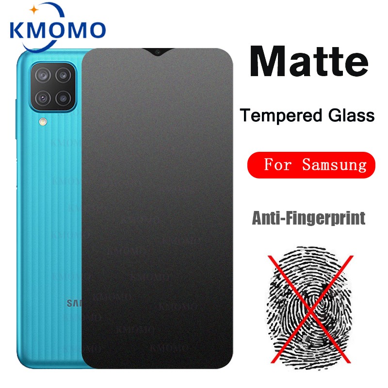 Kính Cường Lực Nhám Chống Bám Vân Tay Cho Điện Thoại Samsung Galaxy S22 Plus 5G Note 20 S21 Fe M33 M23 M53 M22 S10 10 Lite M52 M32 M51 M31 M62 F52 M21 M31s M30s M21s M12 M11