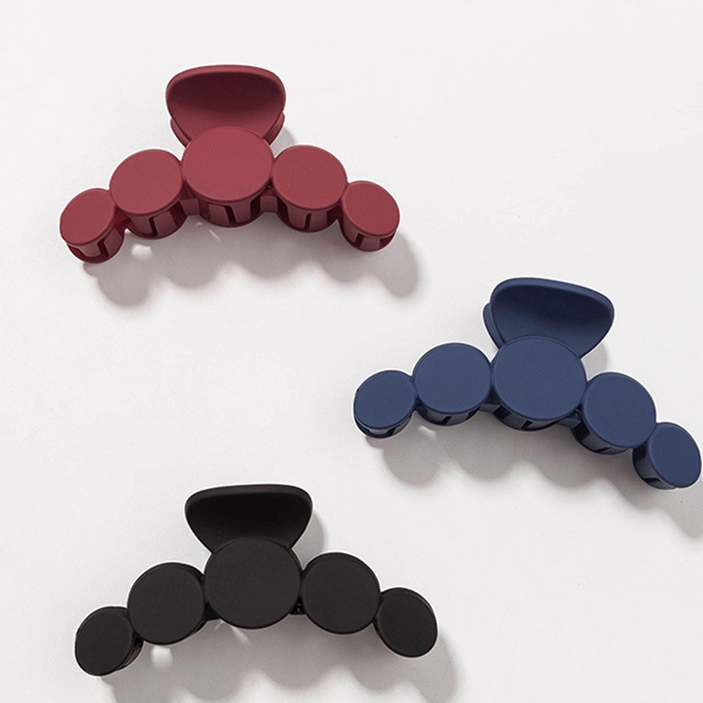 1 Kẹp Tóc Cỡ Lớn Màu Sắc Đơn Giản Phong Cách Retro Hàn Quốc★★★[Available #