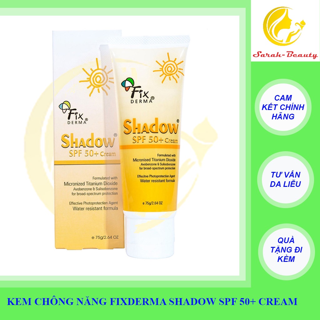 [CHÍNH HÃNG] KEM CHỐNG NẮNG FIXDERMA SHADOW SPF 50+ CREAM | BigBuy360 - bigbuy360.vn