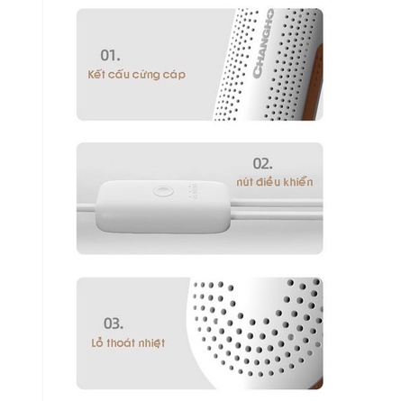 Máy sấy giày Changhong giúp giày mau khô, diệt khuẩn, khử mùi