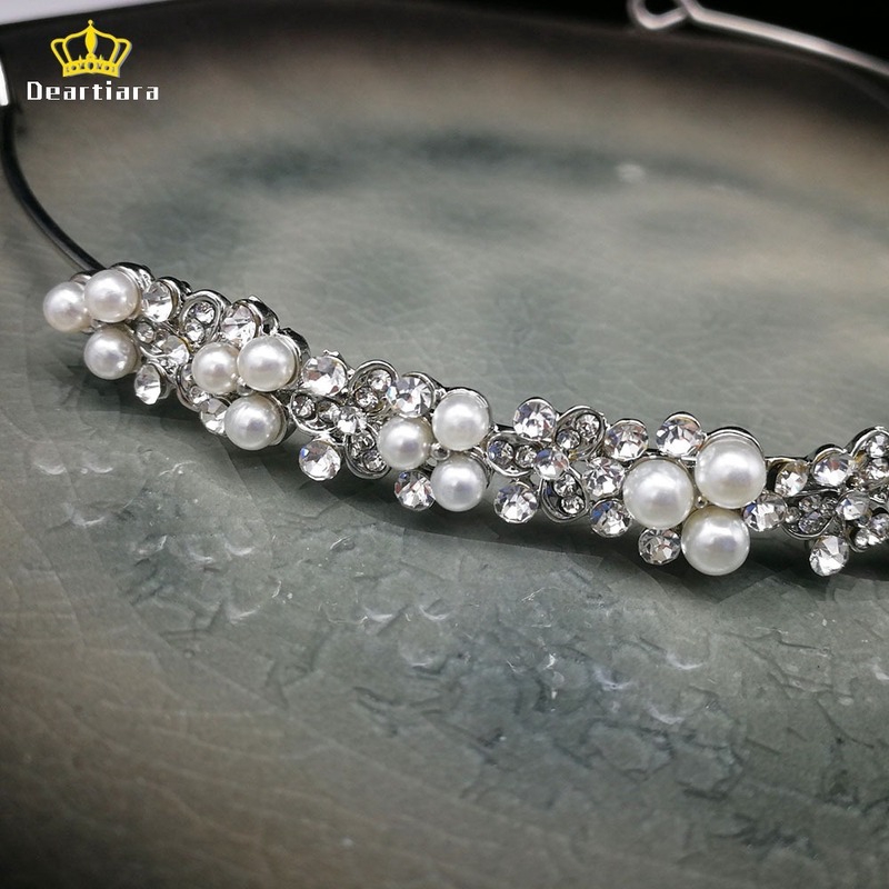 Vương miện đính pha lê trong tiệc cưới/ tiệc tùng/ lễ tốt nghiệp dành cho nữ