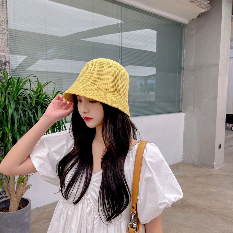 Nón bucket trơn mềm (ảnh thật)