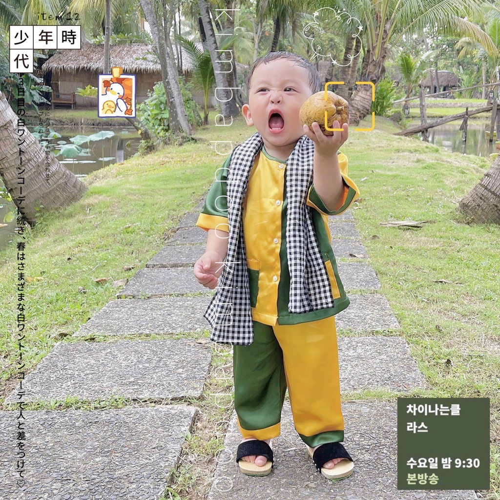Khăn rằng nông dân cho bé - Hàng thiết kế