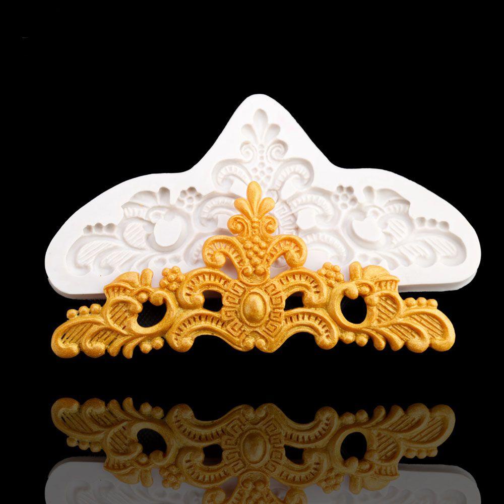 Khuôn Làm Bánh Chống Dính Hình Vương Miện Phong Cách Baroque