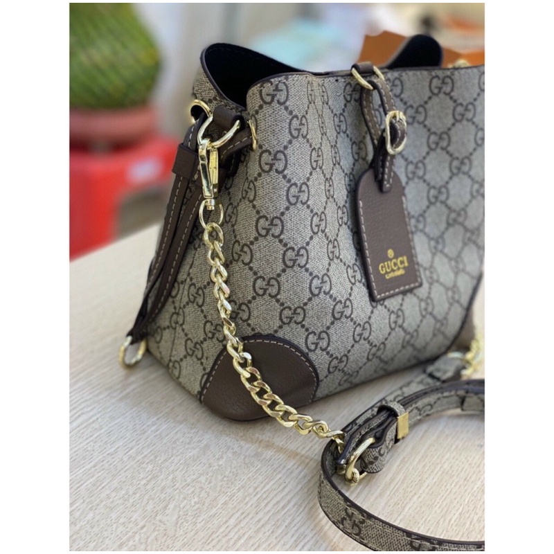 Túi Bucket Neo full  box bill, Kèm khăn