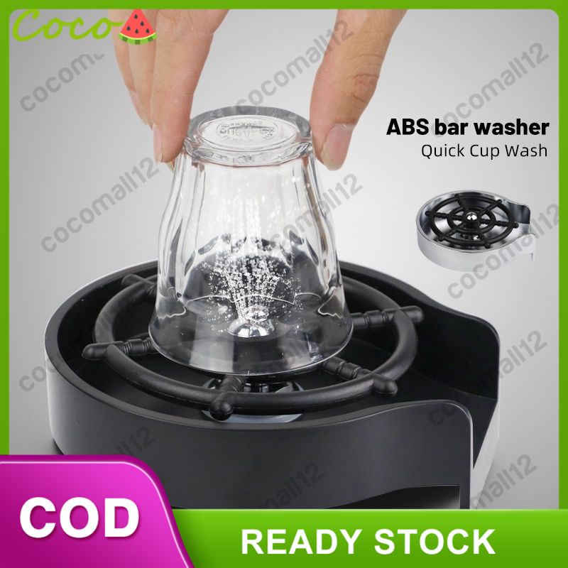 ⭐ Bottle Washer Kit Kitchen Sink Glass Rinser Automatic Cup Washer Kitchen Tools⭐