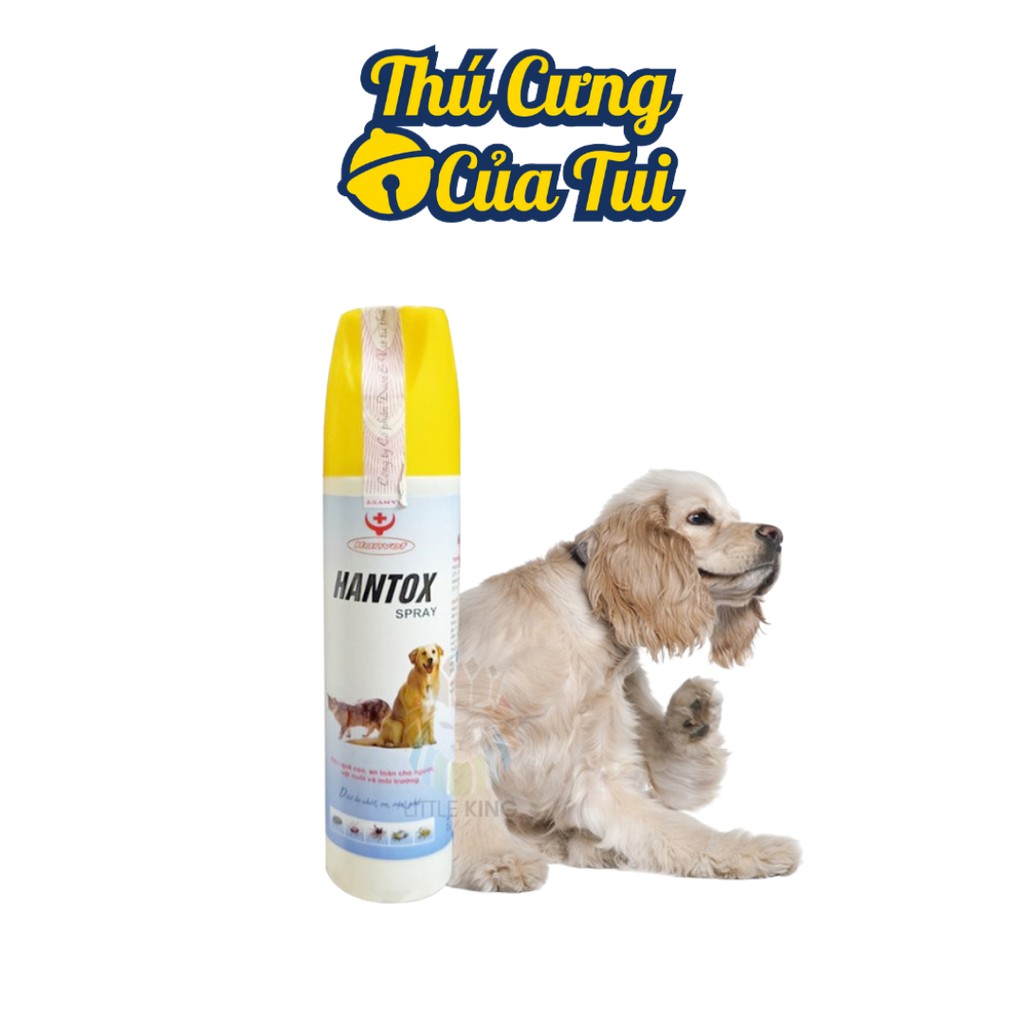 Chai Xịt Ve Rận Hantox 300ml Cho Chó Mèo - Thú Cưng Của Tui