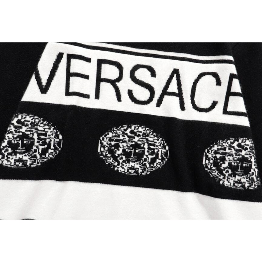 Áo Len Cổ Tròn Hiệu Versace Thời Trang Dành Cho Cả Nam Và Nữ