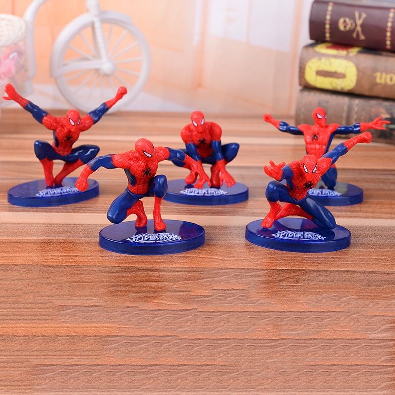 Mô hình Người Nhện Spider Man trang trí bàn làm việc, trang trí góc học tập, đồ chơi