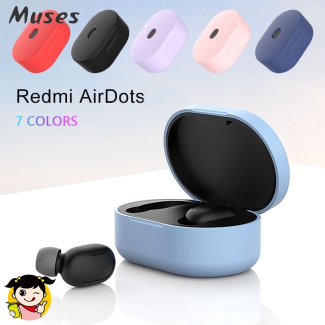 Vỏ silicon bảo vệ cho tai nghe Xiaomi Redmi airdot TWS Bluetooth