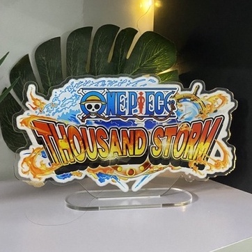 Standee logo ONEPIECE, mô hình logo 2D, standee mica để sưu tập, làm quà tặng, trưng bày kệ mô hình, trang trí bàn học.