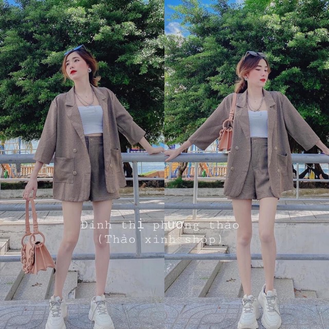 Bộ vest mặc thu
