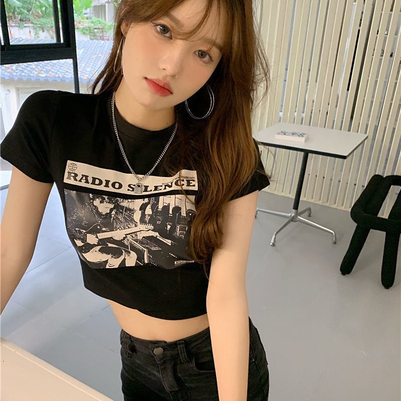 ☃✻Áo Thun 100% Cotton Nguyên Chất Tay Ngắn Thời Trang Mùa Hè 2022 Dành Cho Nữ