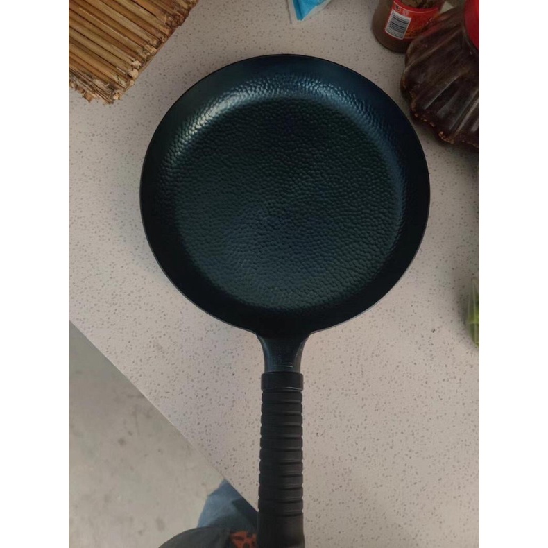 Chảo thép đáy bằng dày 2mm