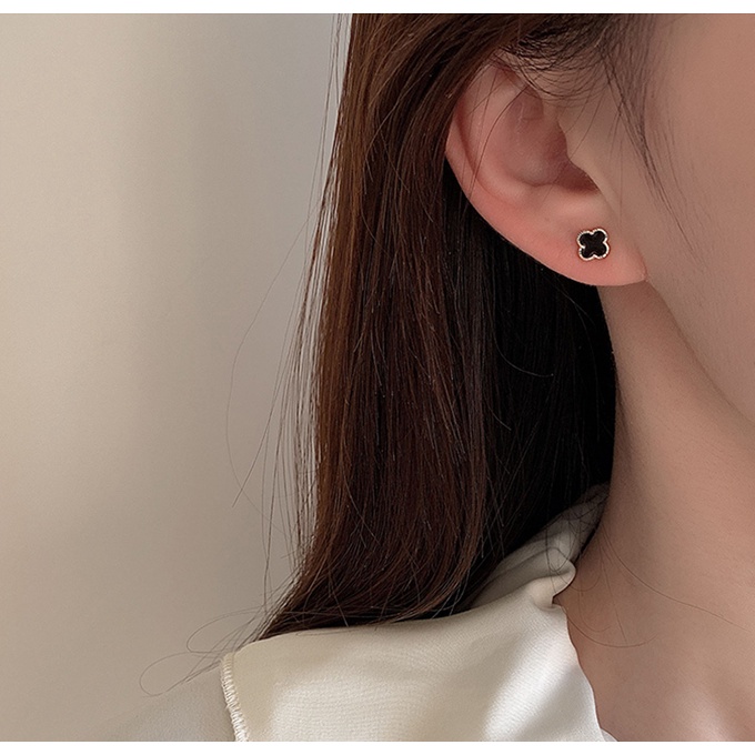 Bộ 7 Khuyên Tai Bạc S925 mini Hình Cá Voi Phong Cách Hàn Quốc Sang Trọng Cho Nữ Sinh