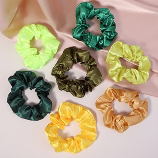 Dây buộc tóc KIDSBOWS vải lụa co giãn nhiều màu lựa chọn cho nữ