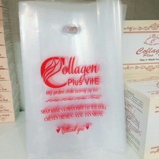 10 túi bọc dẻo đựng kem collagen 701 loại trong suốt chắc bền