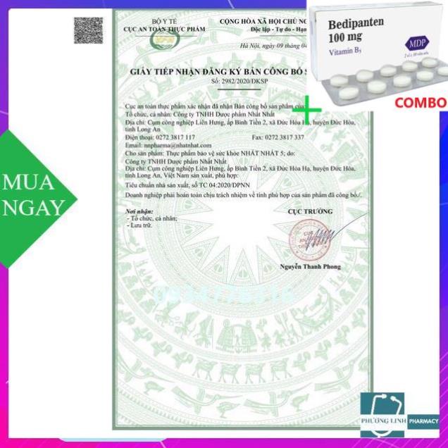 Combo Bedipanten 100mg +  Xương Khớp Nhất Nhất ( chính hãng)