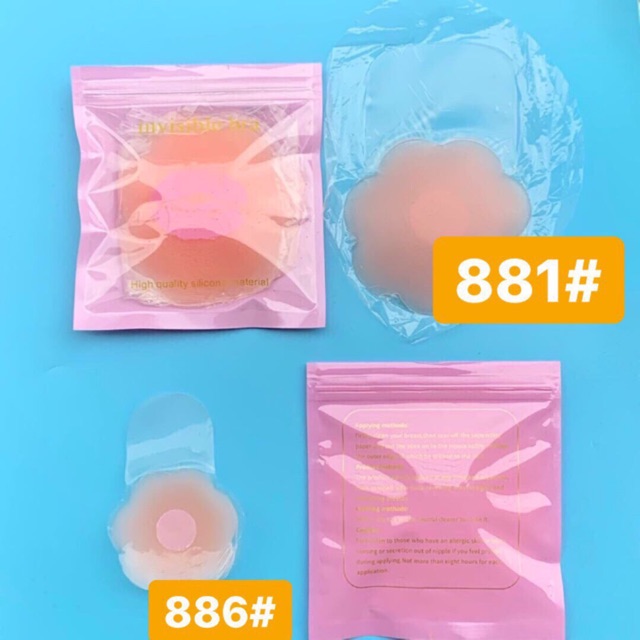 Set 2 Miếng Dán Nâng Ngực Silicon HÀNG LOẠI 1-TÚI ZIP NIÊM PHONG MDN101