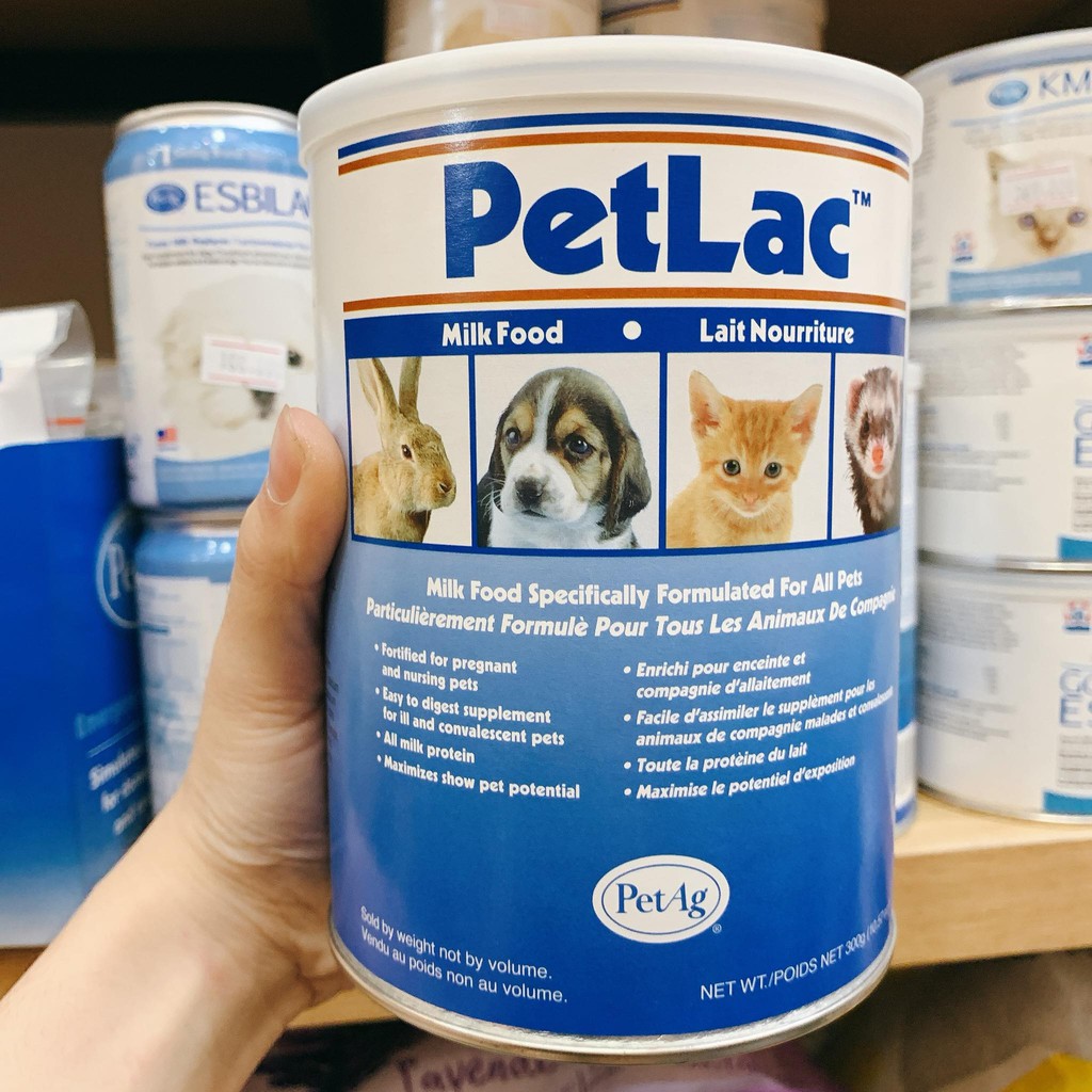 Sữa bột Petlac cho chó mèo / Hộp 300gr - Xuất xứ Mỹ