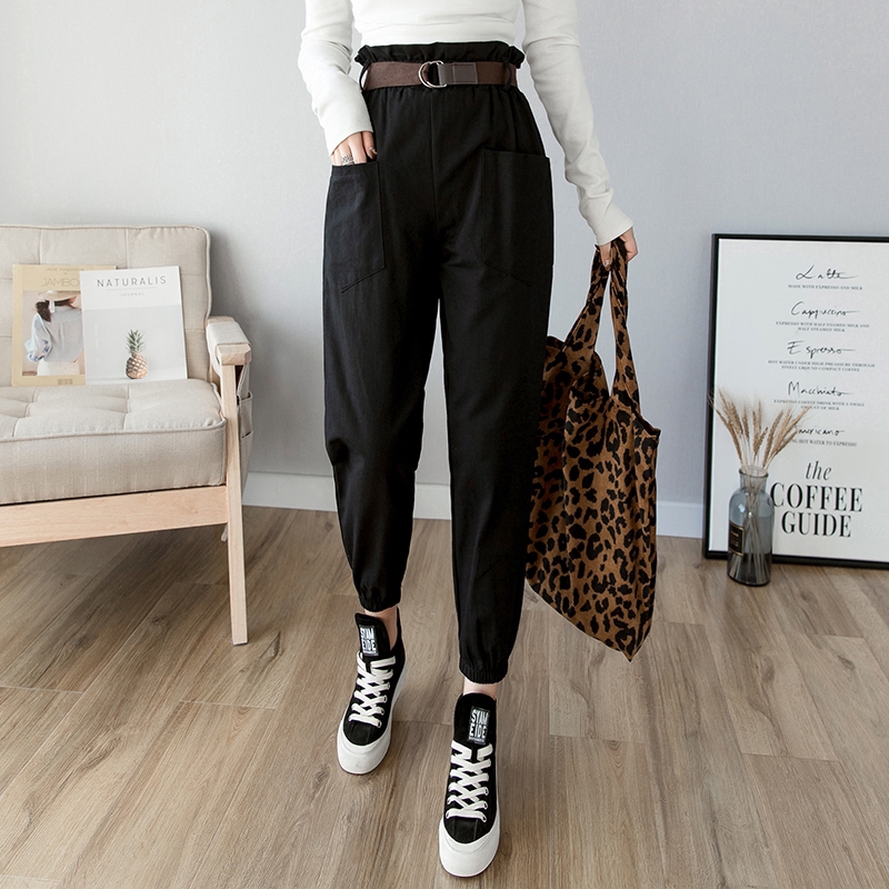 Fashion Korean high waist casual pants nine points harem pants | BigBuy360 - bigbuy360.vn