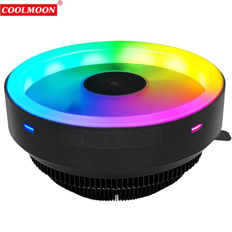 Tản Nhiệt Khí CPU Coolmoon Glory I - Coolmoon M1 Led RGB - Fan Tự Động Đổi Màu