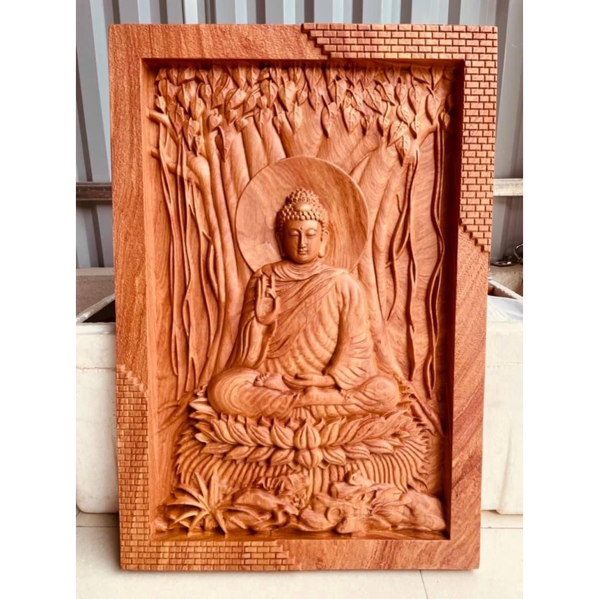 Tranh Phật Thích Ca(Gỗ Tự Nhiên 100%)