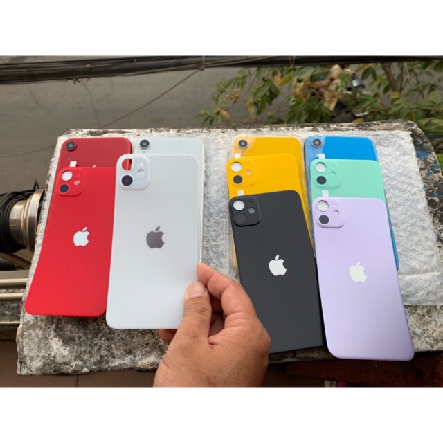 Dán cường lực 5D mặt sau độ lên IPhone 11 cho iphone XR