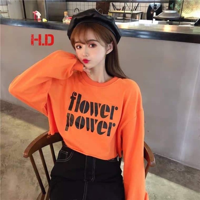 Áo croptop Flower Power HDA0919