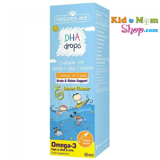 DHA Drops cho bé 3 tháng đến 5 tuổi