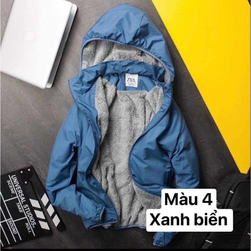 Áo Gió Lót Lông Cao Cấp, Áo Khoác 2 Lớp Vải Chống Nước, Siêu Ấm [ 𝗛𝗮̀𝗻𝗴 𝗩𝗡𝗫𝗞 ]