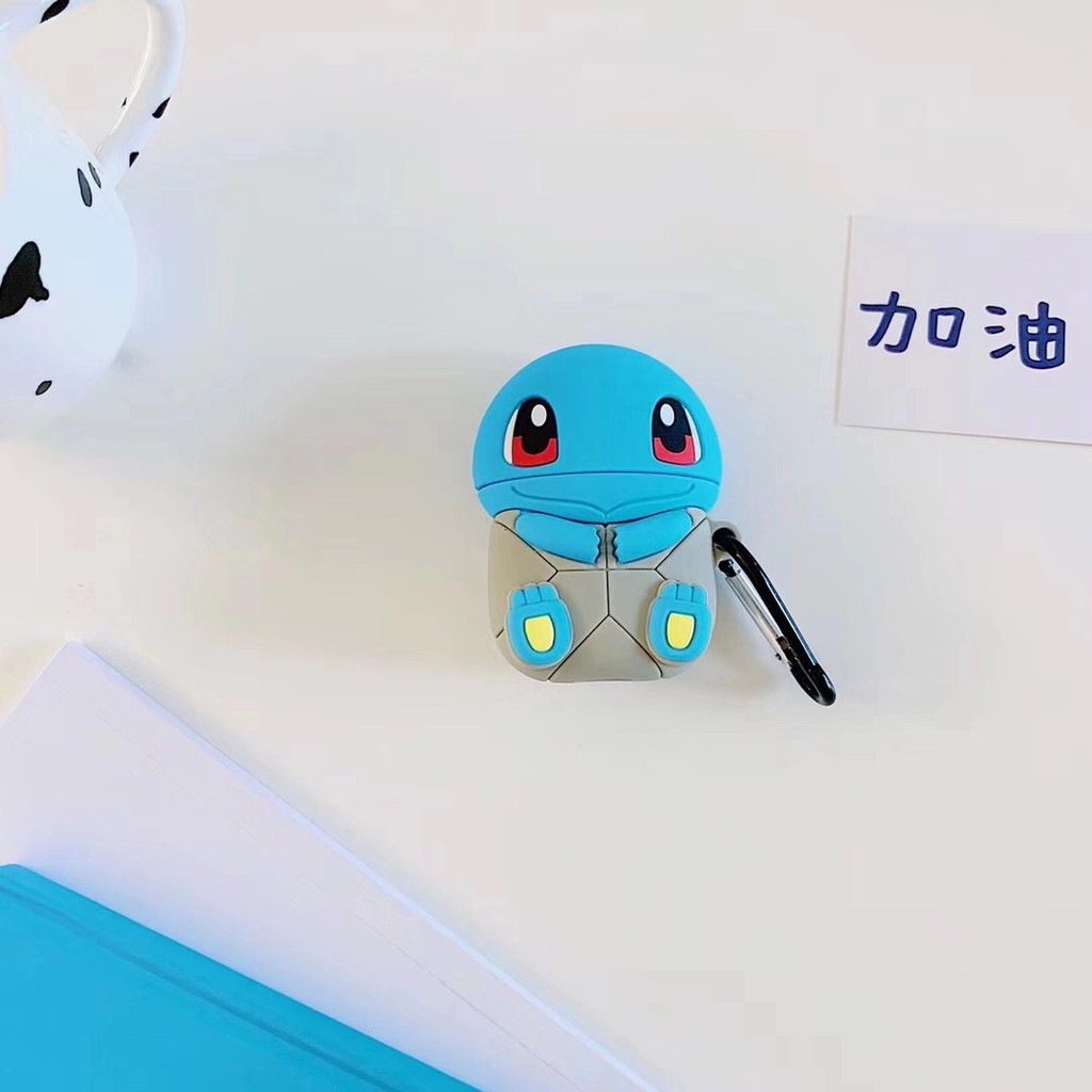 Blue Silicone Pokemon Casing airpods case AirPod soft casing cartoon cover new arrival case i15 i18