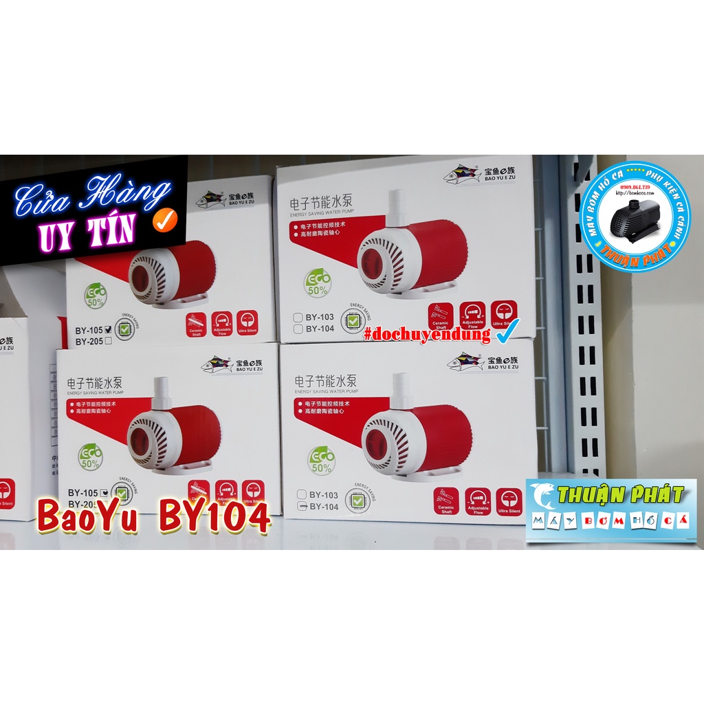Máy Bơm Hồ Cá BaoYu BY101 BY102 BY103 - BY104 - BY105 - BY106 - BY107 BY108s BY109s - 102 103 104 105 106 107 108s 109s)