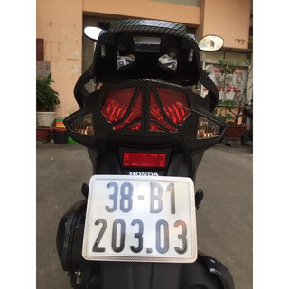 Full bộ ốp Carbon cho xe VISION 2014-2019