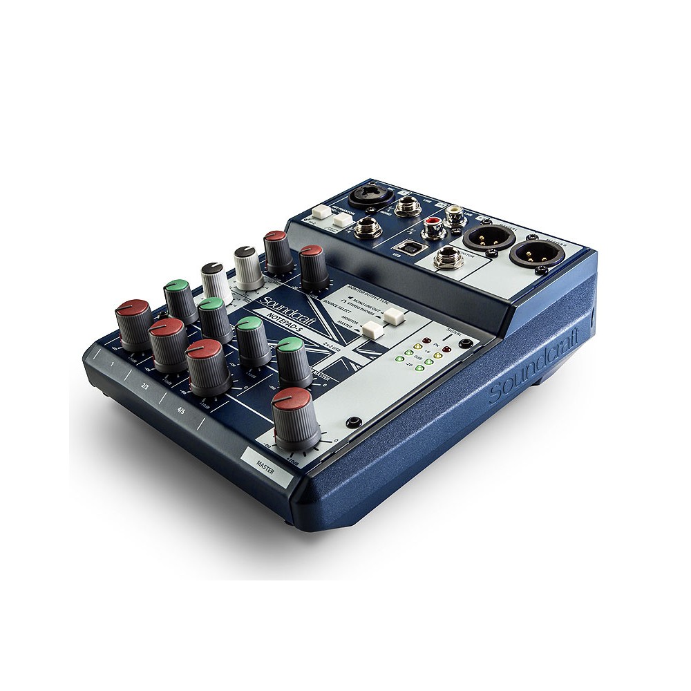 Bàn Mixer Analog Soundcraft NOTEPAD 5 - Chính Hãng