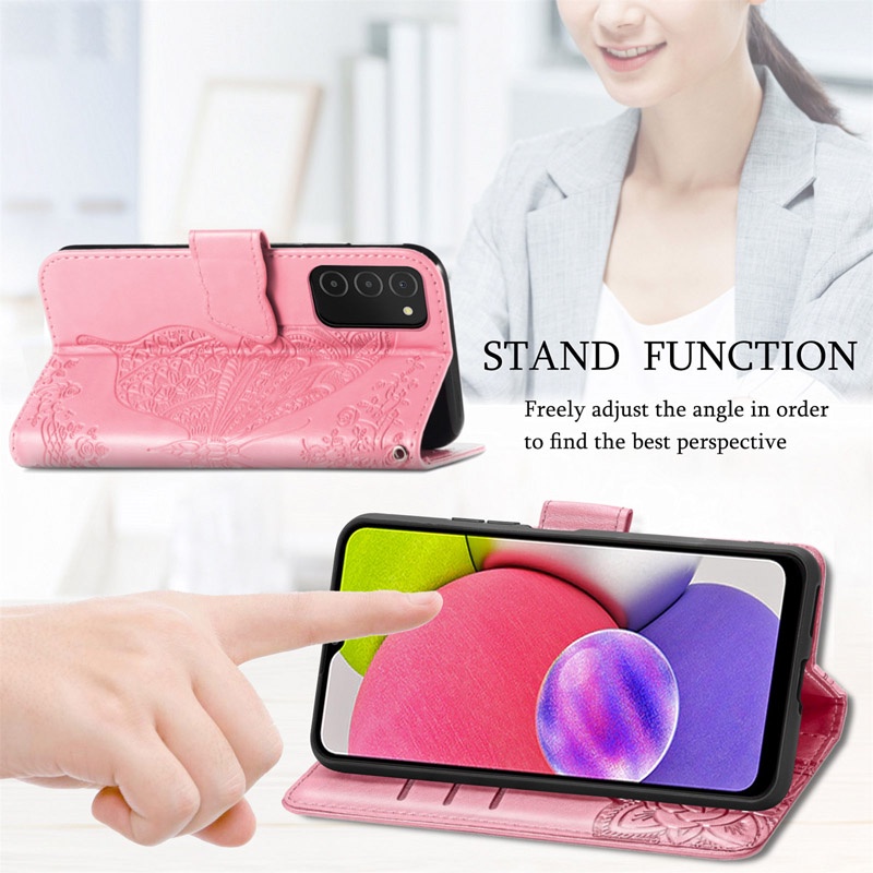 Bao Da Điện Thoại Nắp Lật Dạng Ví Có Dây Đeo Cổ Tay Làm Vòng Đỡ Và Dây Treo Cho iPhone 13 14 12 Pro Max Plus Mini Vỏ