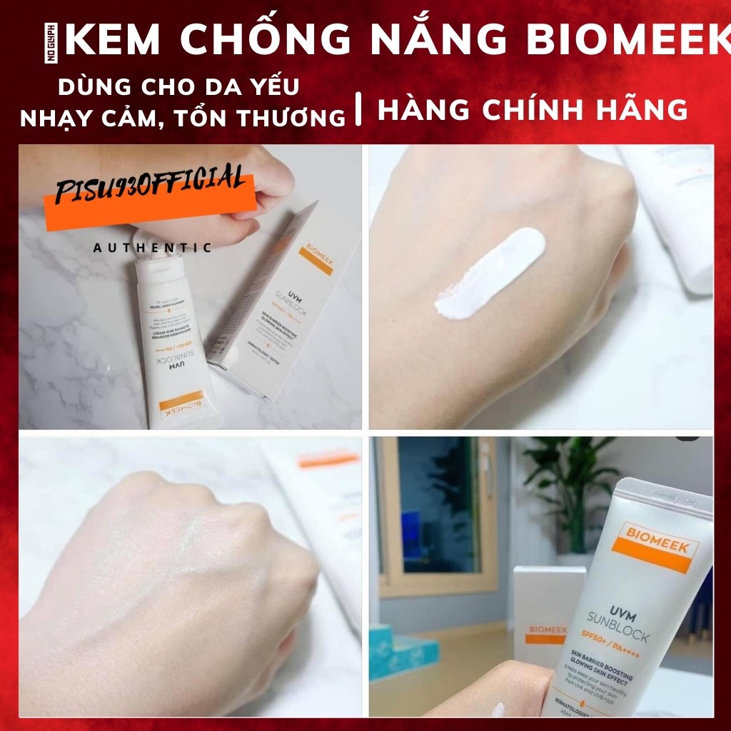 [FREESHIP - KCN SPA] Kem chống nắng BIOMEEK huyết tế bào - Kem chống nắng phổ rộng | WebRaoVat - webraovat.net.vn