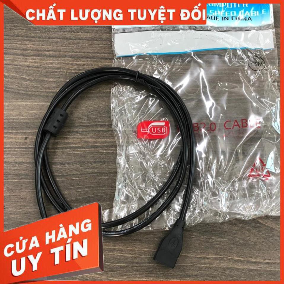 Freeship 50k Dây cáp USB nối dài chống nhiễu 1M5/ 3M/5M(Đen)- Hàng Chất Lượng - Full box | BigBuy360 - bigbuy360.vn