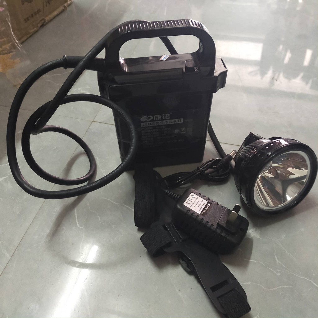 Đèn pin đội đầu siêu sáng ánh sáng vàng và sáng trắng - sáng liên tục trên 30 tiếng